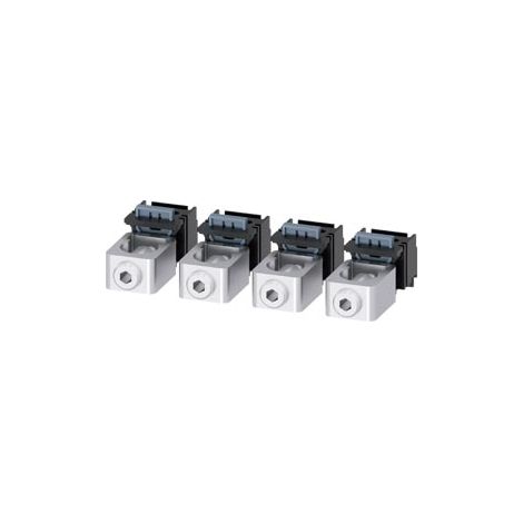 Accessorio Interruttore Bassa Tensione 3Va. Montaggio Fisso In 4 Pezzi Corpo In Alluminio Terminale A 1 Conduttore Dimensione Filo: 1,5 - 50 Mq