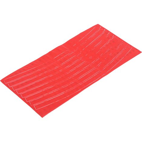 Autocollants réfléchissants pour jantes de vélo, autocollants de sécurité pour la conduite de nuit, ruban décoratif rouge