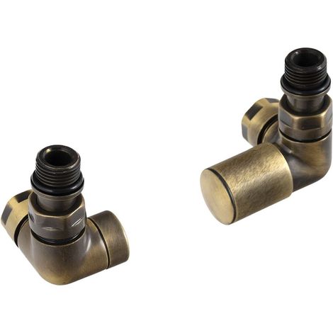Sapho - Set di valvole di collegamento Simply Corner, destra, bronzo TM1248 (1/5)