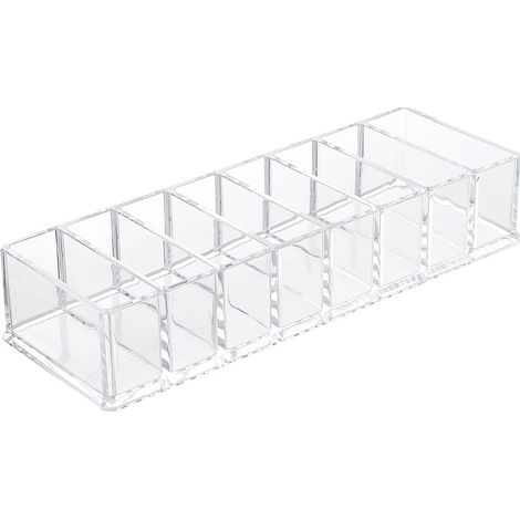 Aufbewahrungsbox für Kosmetikartikel auf dem Schreibtisch, Kosmetikständer, 8 Fächer (1/5)