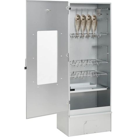Maison Exclusive - Forno Affumicatore BBQ Generatore Fumo Freddo Acciaio Zincato