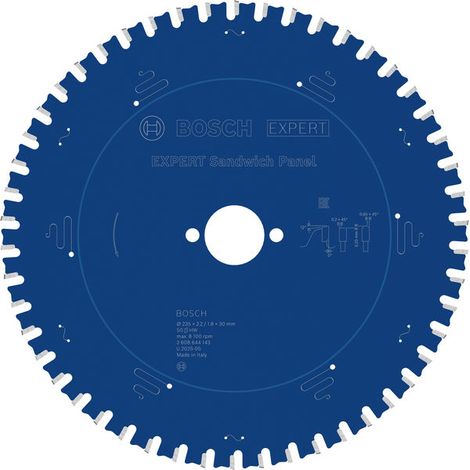 Bosch EXPERT Sandwich Panel Circular Saw Blade 235 x2.2/1.8 x30mm T50 2608644143 (1/4)