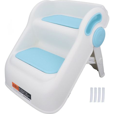 Tabouret pliant en 2 étapes pour tout-petits, repose-pieds antidérapant, formation en pot pour salle de bain et cuisine (1/5)