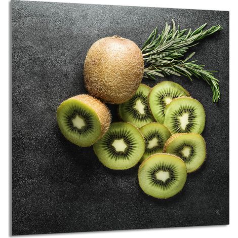 PANNEAU DE VERRE POUR CUISINE 60x65 Kiwi (1/5)