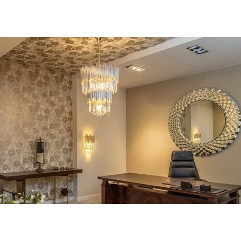 Applique glamour dorée cristal 4xG9 Vogue Maxlight