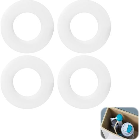 Joint de chasse d'eau Geberit (lot de 4) pour la référence Geberit 816.418.00.1, joint de rechange, compatible avec les réservoirs de chasse d'eau Geberit, joint plat pour réservoir de chasse d'eau (1/5)