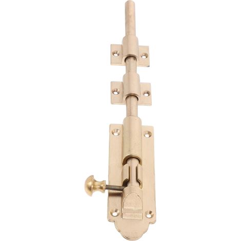 Schieberiegel aus massivem Messing 25 cm für Holztüren und