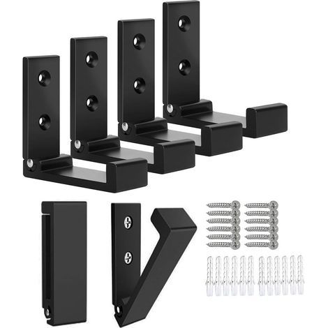 Klapphaken - 6 Wandhaken - Klappbare Eckhaken, geeignet zum Aufhängen von Mänteln, Handtüchern, Schlüsseln und Taschen.