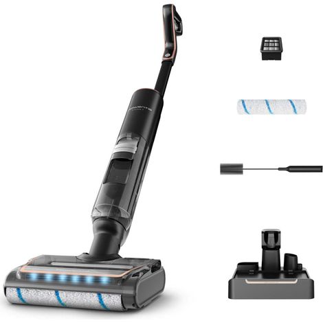 Rowenta X-Clean 7 GZ5736E0 Stabstaubsauger/Elektrischer Besen Akku Trocken&Nass Beutellos Schwarz