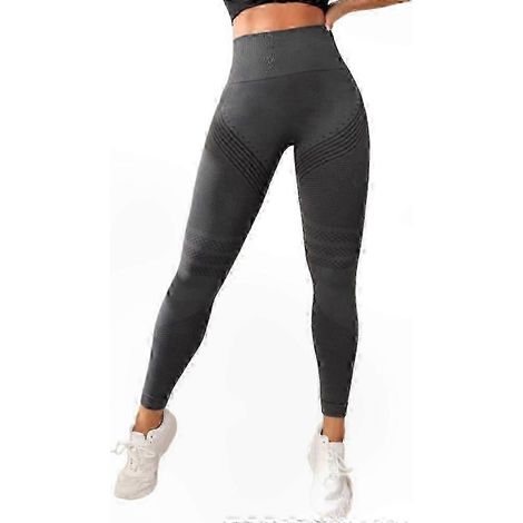 3D-Leggings mit hohem Bund, formende Anti-Cellulite-Yogahosen für Damen, figurformende Kompressionshose (1/5)