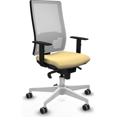 Bürostuhl piqueras y crespo Horna creme Schaumstoff gepolstert
