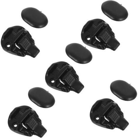5 Pièces Verrou de Fenêtre Voiture Bouton de Serrure Sécurisé pour Vitres Cabine Compatible Camions et Engins de Chantier (1/5)