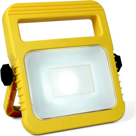 FARETTO LED DA CANTIERE utin 10 W NW Giallo (1/4)