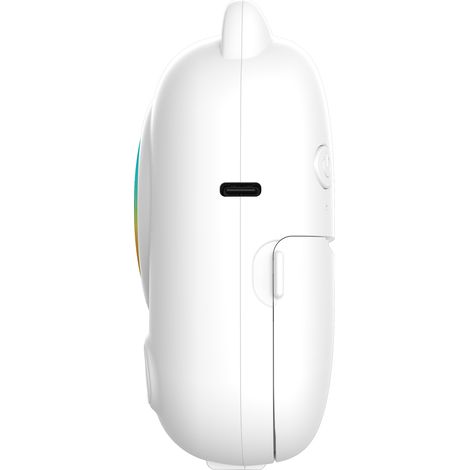 Imprimante d'étiquettes portable mini thermique sans fil BT, compatible Android iOS, pour reçus, mémos, listes, scrapbooking, journal, photos DIY - 9 rouleaux papier + 5 rouleaux adhésifs