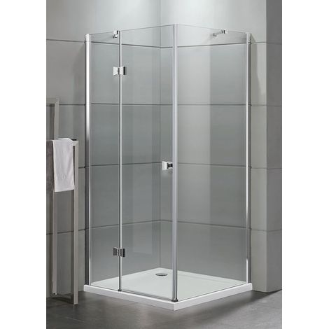 TrendLine Duschkabine Eckeinstieg Easy 6 Open Links 90x90cm Drehtür Eckdusche