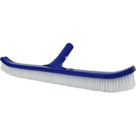 Tête de brosse paroi 45 cm pour piscine adaptable sur manche standard ou télescopique - Bleu - (1/4)