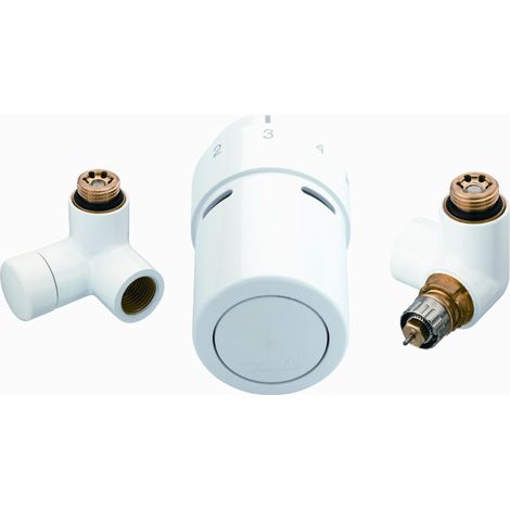 Xtra Set Verschraubung Therm.RTX, links weiß RAL 9016
