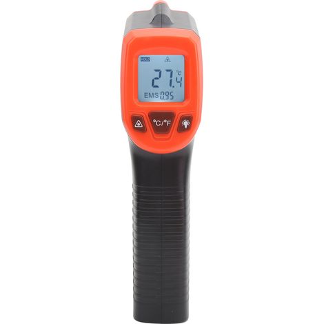 Pistolet de mesure de température infrarouge avec écran LCD, thermomètre industriel GM320SRed (1/5)