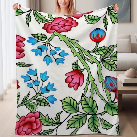 Couverture de lit en polaire, microfibre douce et confortable légères toutes saisons, décoration intérieure stylée, cadeau pour femmes et hommes, 6080 pouces (1/4)