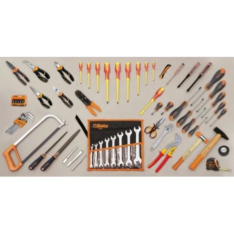 Beta 5980ET/A Assortimento di utensili per elettrotecnica 70 Pz.