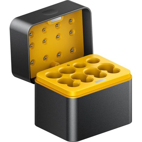 Batteries lithium AA rechargeables avec chargeur - Lot de 8 - 1.5V haute capacité - Boîte de stockage incluse-