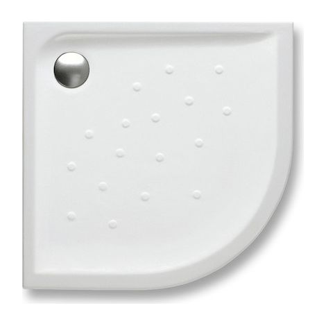 Plato de ducha de porcelana angular con fondo antideslizante MALTA - ROCA