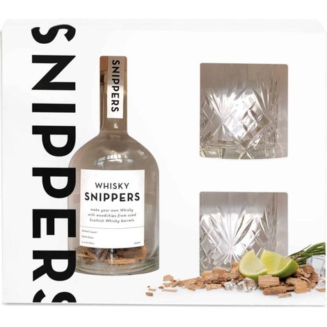 SET SNIPPERS BOTTIGLIA 350 ML + 2 BICCHIERI - WHISKY