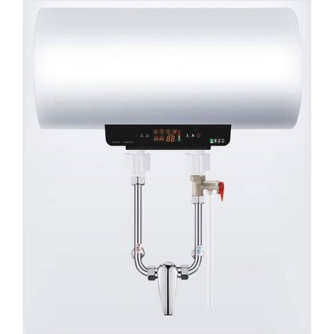 Soupape de sécurité pour chauffe-eau - ZOR - Laiton nickelé - 0.8 MPa - Rouge - Durabilité maximale (1/4)