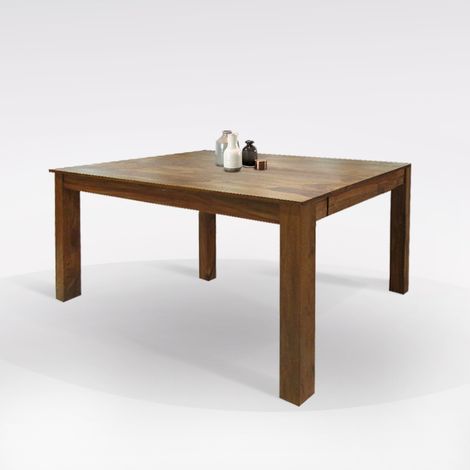 TAVOLO ALLUNGABILE CM 160X90 IN LEGNO MASSELLO (1/5)