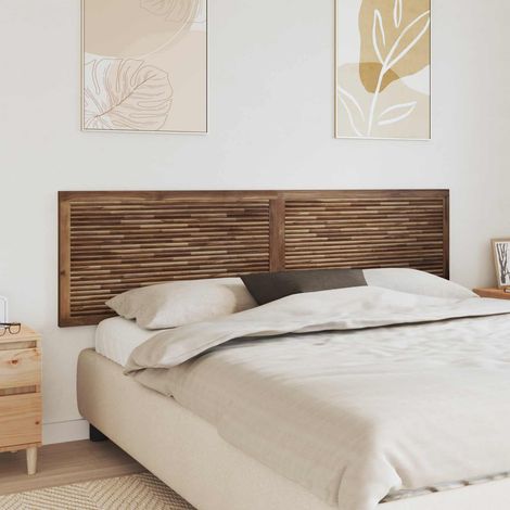 Cabecero de Cama Natural Madera de teca maciza