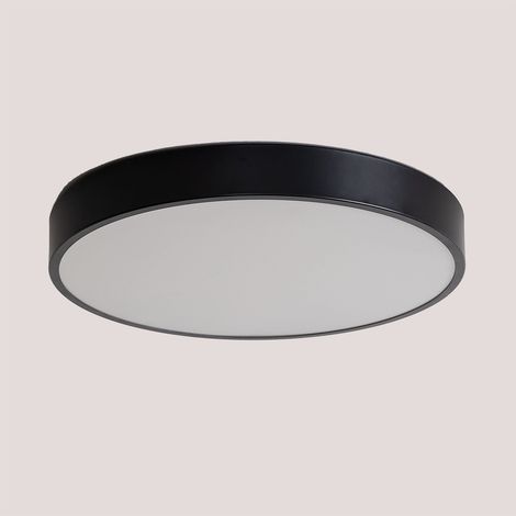 Plafonnier LED (Ø40 cm) Cosmin SKLUM Noir (1/5)