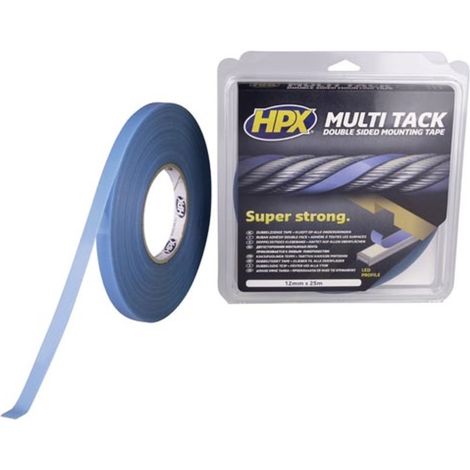 HPX Doppelseitiges Multi-tack Klebeband - halbtransparent - 12 mm x 25 m (1/5)