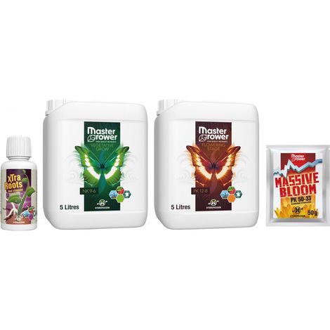 Pack engrais MASTER GROWER 5 litres - Hydropassion
