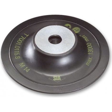 ALMOHADILLA M14 I DE FIBRA PLATO SOPORTE PARA LIJADORA ROTATIVA 115 MM SERIE - SIA