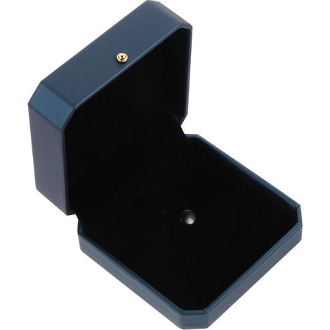 Scatola portagioie ottagonale in PU e flanella per braccialetti (1/5)