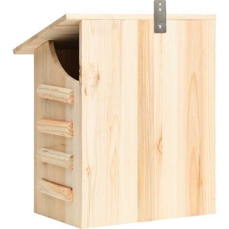 Maison Exclusive - Casetta per Pipistrelli in Legno Massello di Abete 30x20x38 cm (1/5)