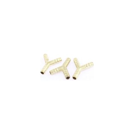 Conector de manguera flexible de 3 vías en forma de Y, diámetro 10 mm, 3 unidades, 499L902 - Crezuo