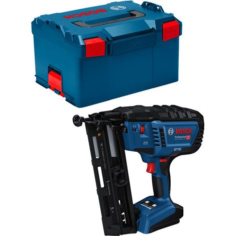 Bosch Professional 18V System clavadora madera batería GNH 18V-64-2 M (modo disparo impacto simple, apto para clavos: 32-64 mm, 1,6 mm y ángulo de clavado de 20°, sin baterías en L-BOXX) (1/5)