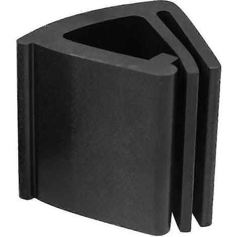 Clips de fixation pour pare-brise de voiturette de golf, compatibles avec les modèles Club Car et adaptés aux tubes de 2,5 cm x 2,5 cm (1 pouce x 1 pouce) des voiturettes de golf. Noir. (1/5)