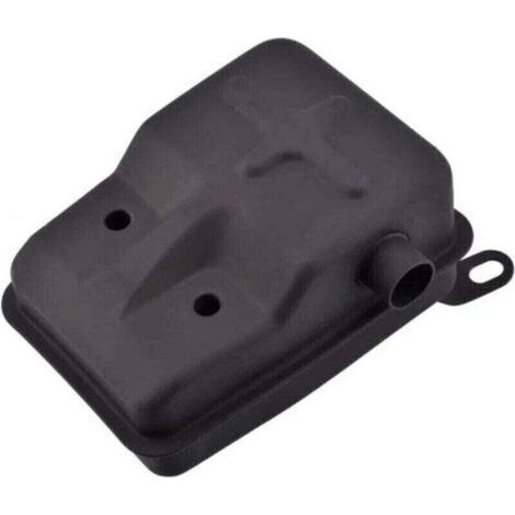 Silencieux d'échappement compatible pour débroussailleuse à gazon Mitsubishi 40-5 - Pièce de rechange pour système d'échappement de débroussailleuse thermique (1/4)