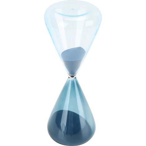 Konische Sanduhr aus Borosilikatglas mit Timer (15/30/60 Min.) – Tisch-/Bürodekoration – Geburtstags-/Heimgeschenk – 1 Stück – S/M/L (1/5)