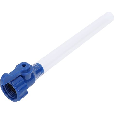 Ortviai Robinet de remplissage pour réservoir d’eau de camping-car – Valve d’arrêt intégrée, en ABS bleu, rapide et étanche
