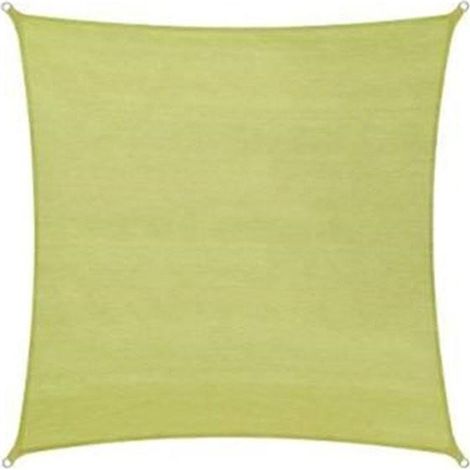 TENDA PARASOLE A VELA MT 5 X 5 BEIGE PANNELLO TELO POLIESTERE 180gr/Mq FE 296526 (1/2)