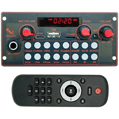 Carte de décodage MP3, amplificateur 2x10W 20W, lecteur audio, lecteur MP3 DIY, A (1/5)