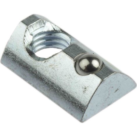 Rs Pro – Ecrou papillon en acier – Rainure en T 8mm – Longueur 22mm – Profilé 40mm – Lot de 10 unités