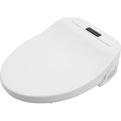 Asiento de inodoro con bidé en forma de V, tapa de inodoro inteligente con mando a distancia, asiento de inodoro con pantalla, tapa de inodoro. (1/5)