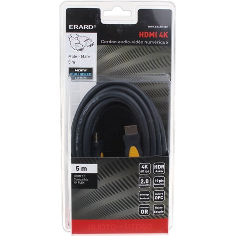 Erard - hdmi 4k flex - ultra hd - 5m - 726832 - 3700117268320