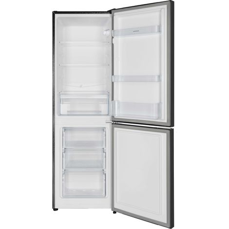 Frigorifero Combinato Frigo-Congelatore Libera Installazione Acciaio Nero Respecta
