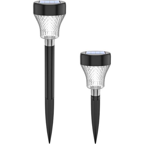 Luce solare da giardino a LED ultra luminosa, impermeabile IP65, per uso esterno, funzionamento dall'alba al tramonto, accensione/spegnimento automatico, ideale per l'illuminazione del paesaggio e dec (1/4)