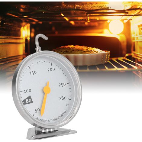 Ofenthermometer zum Kochen, Backen und für den Haushalt. Präzise, hitzebeständig, langlebig, aus Edelstahl, auch zum Grillen geeignet. (1/5)
